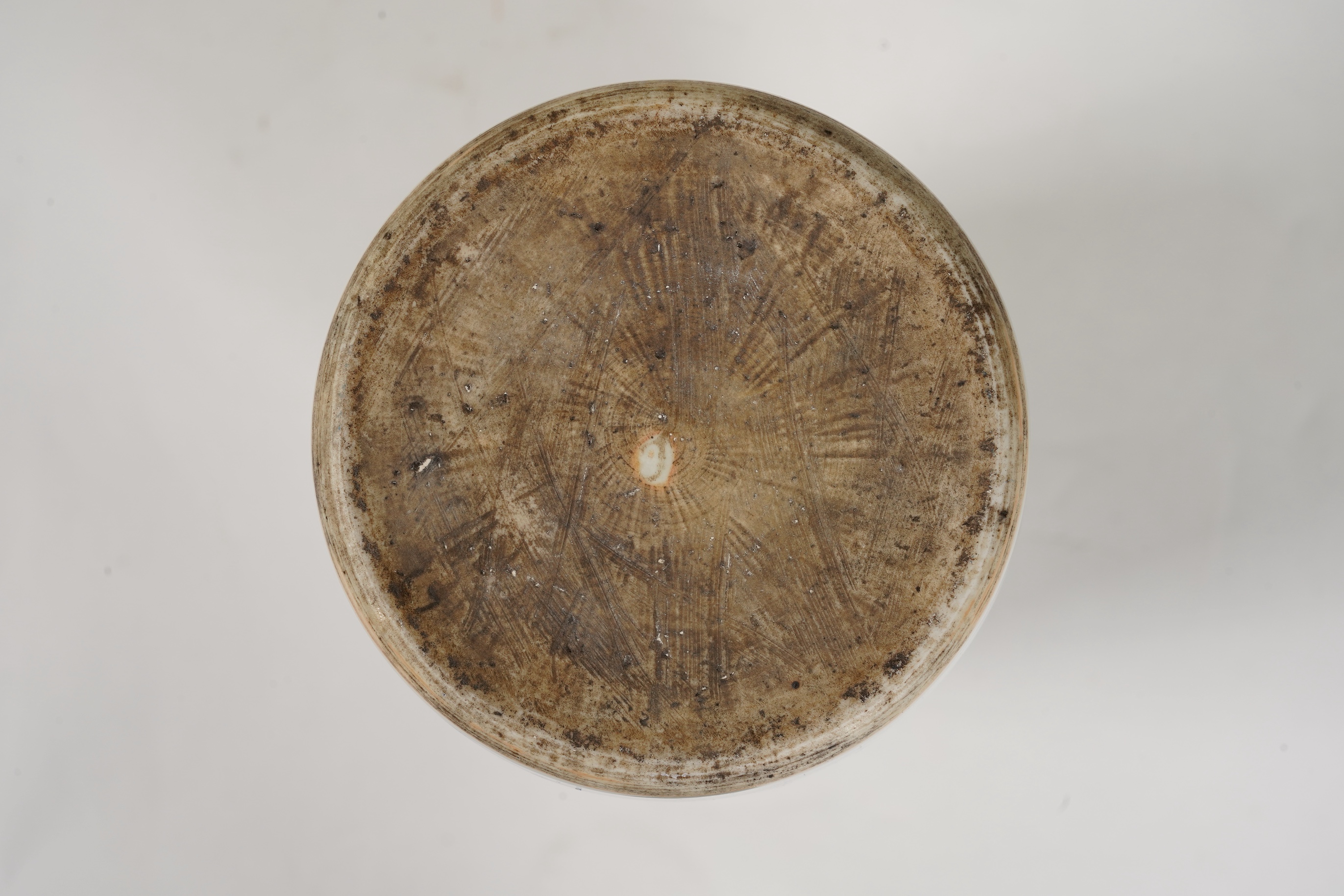 A Chinese blue and white ‘qilin’ rolwagen vase, possibly Chongzhen period (1627-1644)